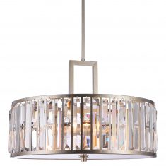 Lampa wisząca z kryształkami Kyiv 55x106cm Cosmo Light – z ekspozycji