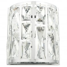 Væglampe Kyiv Sølv 19x10x21,5cm Cosmo Light