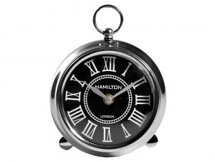 BBHome Hamilton Schwarze Uhr 19cm