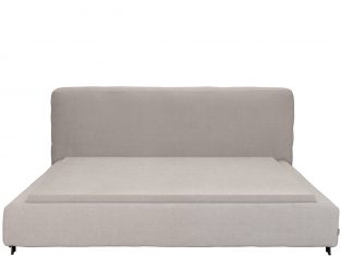 Shabby Bed MTI Furninova επενδυμένο κρεβάτι