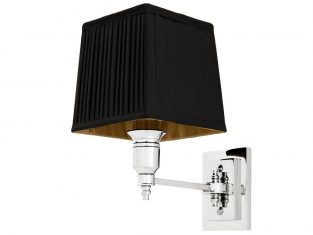 Kinkiet Eichholtz Lexington Sngl Silver Black