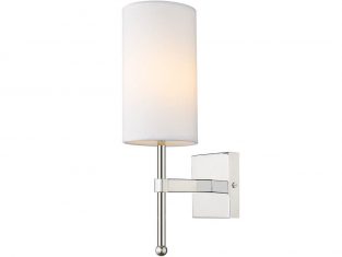Væglampe Denver Silver White Cosmo Light 12 × 36,5