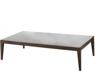 Maisons Origines Banc bois brut / Table basse - 130X29XH49cm - pièce unique