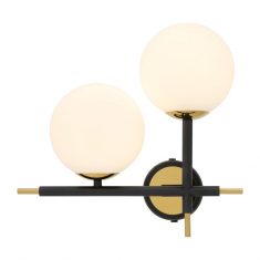 Wandlamp Senso Links Zwart/Goud Eichholtz 35x17x35cm - uit de tentoonstelling