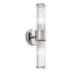 Vegglampe Eichholtz Claridges Db.Sølv 12x13x46,5cm