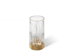 Decor Walther Club B. Grind Gold Crystal Cut bathroom cup 6 × 12,5 cm