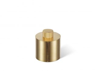Διακόσμηση Walther Club Grind Gold Ματ χρυσό δοχείο καλλυντικών 8 × 9,5 cm