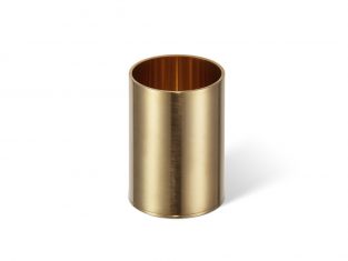 Round bathroom cup gold matte Decor Walther Club Gold Matt 6,5 × 9,5 cm