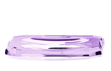 Tacka łazienkowa fioletowa Kristall Violet Decor Walther  23x13x2,5cm