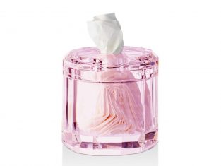 Een doosje voor roze tissues Kristall Pink Decor Walther bbhome