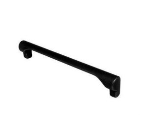 Black furniture rail handle Elia M. black 170x14mm