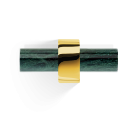 Wieszak na ręczniki marmurowy złoty Decor Watlher Century Gold Marble Green 10×8,5x4cm