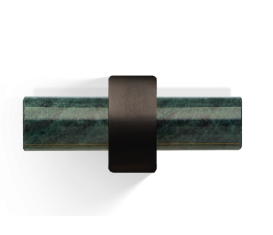 Мармуровий коричневий декор для рушників Walther Century Bronze Marble Green 10 × 8,5x4 см
