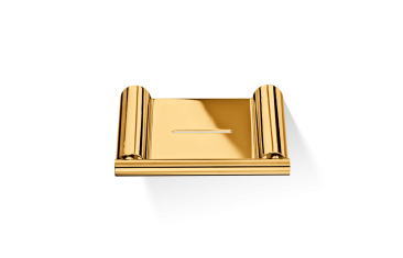 Vegghengt såpeskål Gull Mikado Decor Walther 12 × 8,5 × 1,2 cm