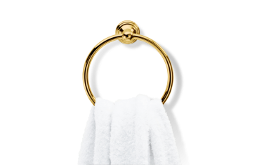 Round towel holder Gold Classic Decor Walther 6,5x23cm