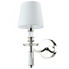 Wandlamp Siena Zilver Wit 25x38cm Cosmo Light