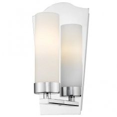 Wandlamp Dublin Zilver 1L 14x10x24cm Cosmo Light - uit de tentoonstelling