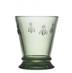 Een set glazen Abeille Groen 250ml set. 6 stuks.