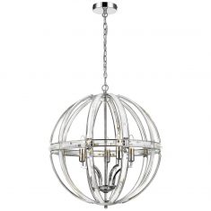 Suspension Orlando Argent 62x69cm Cosmo Light