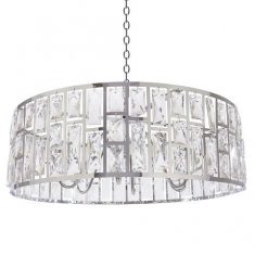 Κρεμαστό φωτιστικό Kyiv Silver 60x25cm Cosmo Light