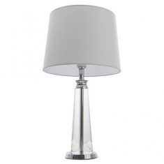 Lampa stołowa Charlotte White 36x62cm Cosmo Light