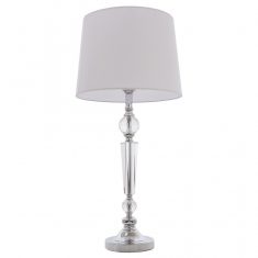 Bordlampe Charlotte Hvid 36x75 cm Cosmo Light