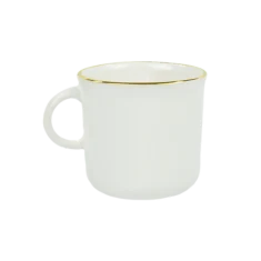 Kubek biały Majolika Mug White Gold 150ml