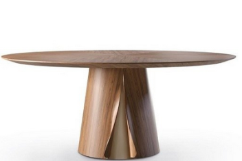 Στρογγυλό τραπέζι Pacini & Cappellini Shell 140x75 cm