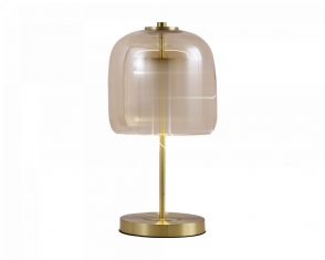Lampa stołowa Arosa Glass Amber 20x44cm