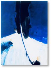 Abstract painting WATERFALLS BLACK MAGIC WOMAN 100x140cm