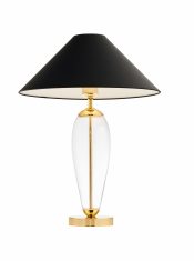 Rea Black / Gold kaspa bbhome table lamp