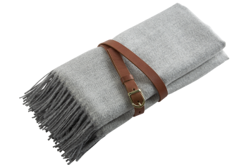 Pled Fishbone Silver Baby My Alpaca 130x180cm