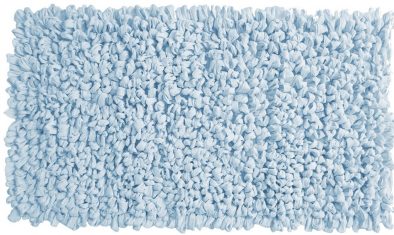 Blue bathroom rug Loops Azure 50x70cm