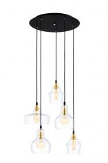 Lampa wisząca Longis 5 Gold Kaspa