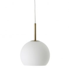 Lampa wisząca Ball White Glass Frandsen