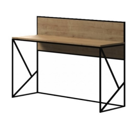 Hirosaki industrial desk 135 × 48,5 × 82 / 97cm