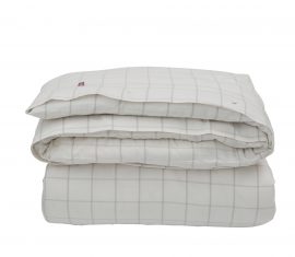 Poszwa na kołdrę Light Flannel White/Lt Beige marki Lexington, bbhome