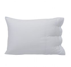 Poszewka na poduszkę Lyocell Stripe White/Blue Lexington bbhome