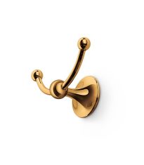 Double bathroom hanger Venessia Gold Lineabeta