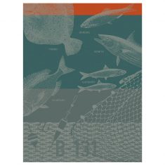 Ręcznik kuchenny En mer Net Pêche Jacquard Français 60x80cm