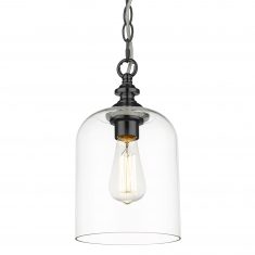 Hanglamp Prague Zwart 1L Cosmo Light bbhome