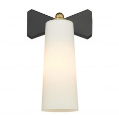 Wall lamp Bow Black 1L Cosmo Light bbhome