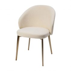 Krzesło tapicerowane Esse Angola Boucle AD  55x61x81cm