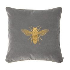 Cushion Insectarium Bee Gray N ° 4 Maja Laptos 45x45cm