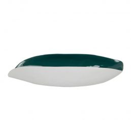 Taca dekoracyjna Chia Green AD 45,5×20,5x11cm
