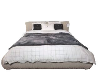 Łóżko tapicerowane Cushions Angelo Linen Rosanero 160x200cm