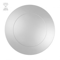 Lustro okrągłe Modern Line Opti White GieraDesign