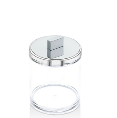 Sky Chrome M Decor Walther 9.5 x 9.5x12cm cosmetic container