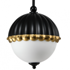 Lampa wisząca Pralines Black/White Cosmo Light Ø23cm