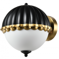 Wandlamp Pralines Zwart/Wit Cosmo Light